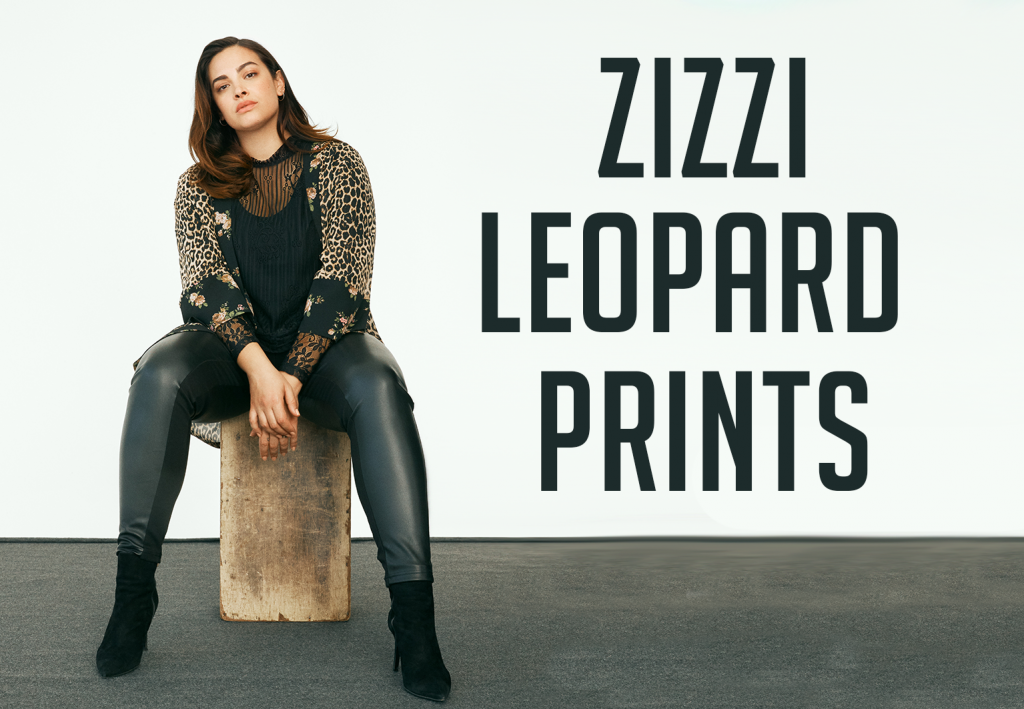 Grote maten kleding Zizzi leopard prints